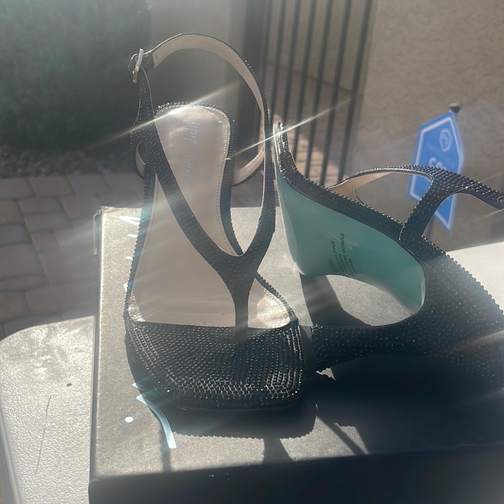 Betsy Johnson Blue- SB-Carla Black size 8